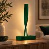 Lampada da tavolo moderna verde bosco led 6w 3000k dimmerabile