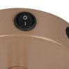 Applique da comodino camera da letto orientabile caffè
