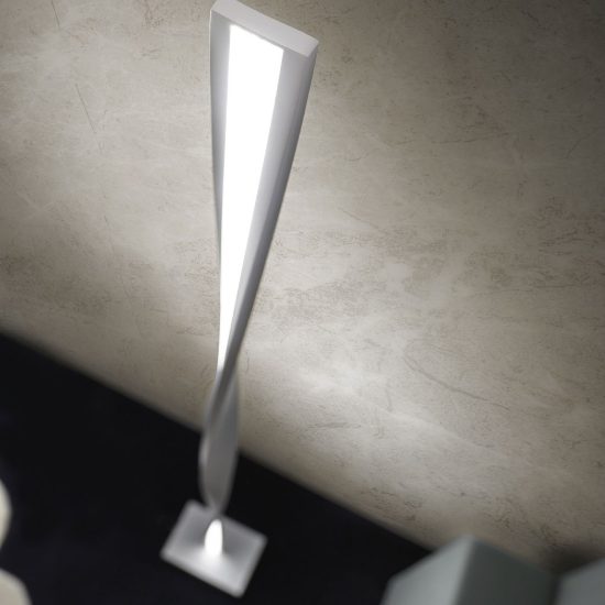 Piantana moderno nero led 26w 3000k dimmerabile
