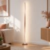 Piantana intrecciata moderna pesca per soggiorno led 26w 3000k dimmerabile