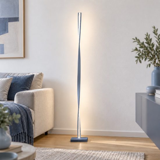 Piantana moderna carta da zucchero led 26w 3000k dimmerabile