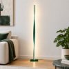 Piantana moderna per sala da pranzo verde bosco led 26w 3000k dimmerabile