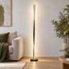 Piantana led 26w 3000k dimmerabile moderna per sala da pranzo verde oliva