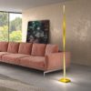Piantana led 26w 3000k dimmerabile moderna giallo girasole