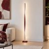 Piantana led 26w 3000k dimmerabile moderna bordeaux