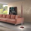 Piantana led 26w 3000k dimmerabile moderna bordeaux