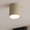 Faretto da soffitto cilindro sabbia top light shape