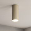 Faretto cilindro da soffitto sabbia top light shape