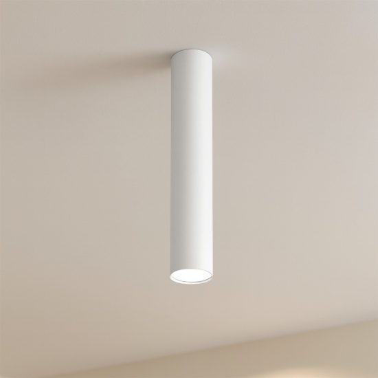 Faretto cilindro da soffitto bianco top light shape