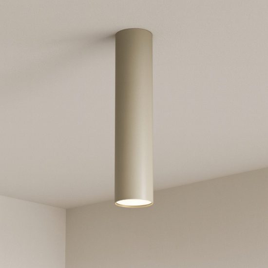 Faretto cilindro da soffitto sabbia top light