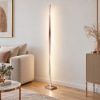 Piantana led 26w 3000k dimmerabile moderna oro rosato per soggiorno