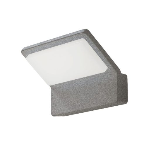 Applique da esterno led 20w cct 3000k 4000k ip65 moderna grigio perla