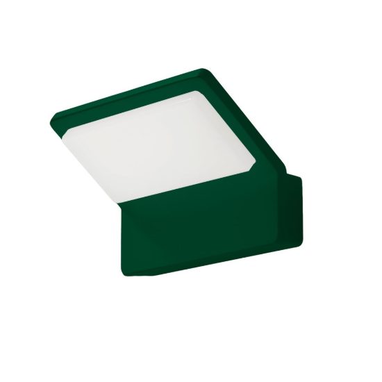 Applique da esterno moderna verde bosco led 20w cct 3000k 4000k ip65