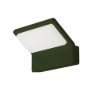 Applique da esterno led 20w cct 3000k 4000k ip65 moderna verde oliva
