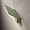 Applique da esterno led 20w cct 3000k 4000k ip65 moderna verde salvia