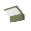Applique da esterno led 20w cct 3000k 4000k ip65 moderna verde salvia
