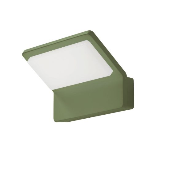 Applique da esterno led 20w cct 3000k 4000k ip65 moderna verde salvia