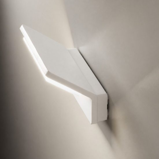 Applique da esterno led 20w cct 3000k 4000k ip65 moderna bianca