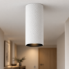 Maytoni artisan faretto da soffitto gu10 per cucina moderno cilindrico bianco