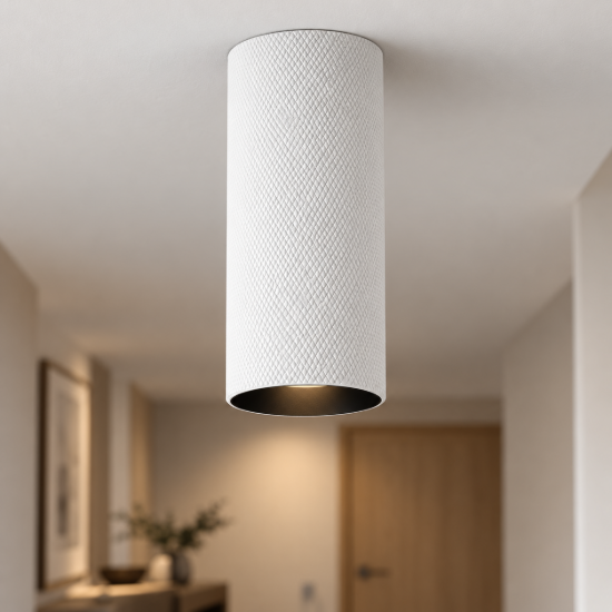 Maytoni artisan faretto da soffitto gu10 per cucina moderno cilindrico bianco