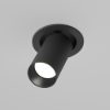 Maytoni artisan faretto moderno per cucina nero da incasso gu10