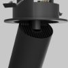 Maytoni artisan faretto moderno per cucina nero da incasso gu10