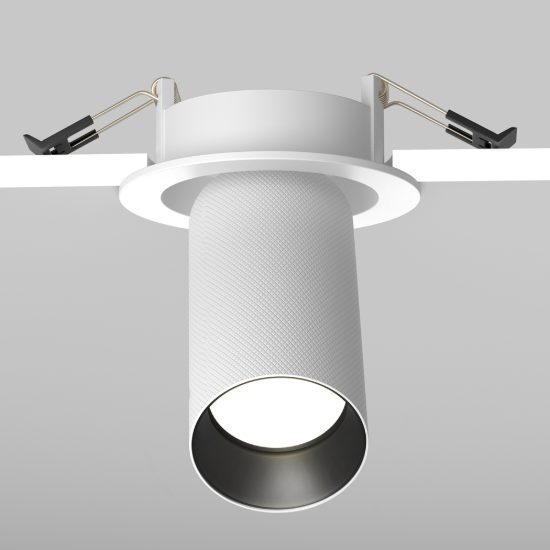Faretto da incasso orientabile per cucina moderno bianco maytoni artisan