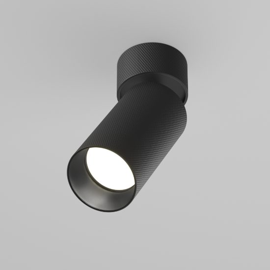 Maytoni artisan faretto moderno per cucina nero da soffitto orientabile