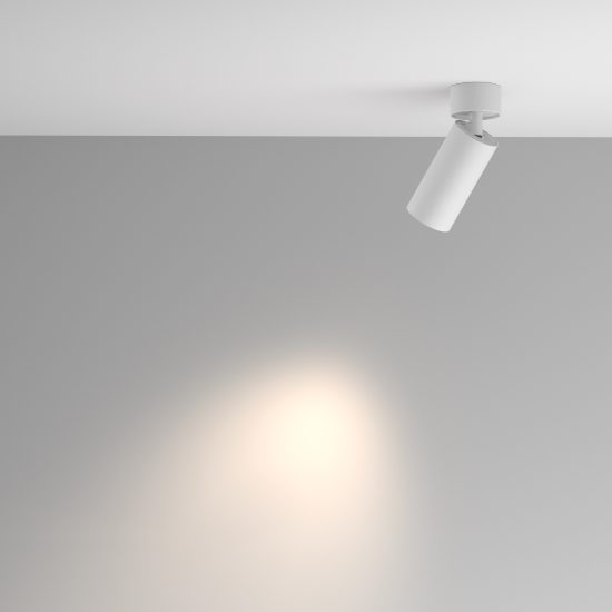Faretto da soffitto orientabile per cucina moderno bianco maytoni artisan