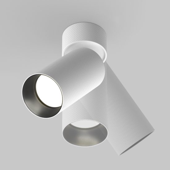 Faretto da soffitto orientabile per cucina moderno bianco maytoni artisan