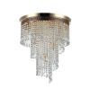 Maytoni cascade lampadario classico oro cristallo 7 luci