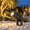 Maytoni bern faretto led 5w 3000k ip65 orientabile moderno da esterno giardino grafite