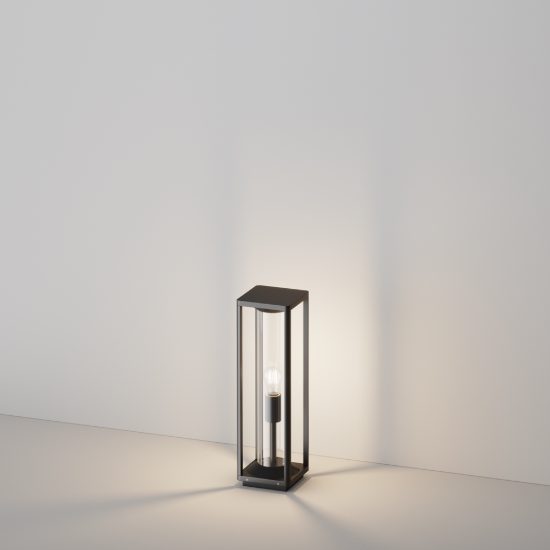 Maytoni cell paletto ip54 50cm per esterno gabbia moderno grafite vetro