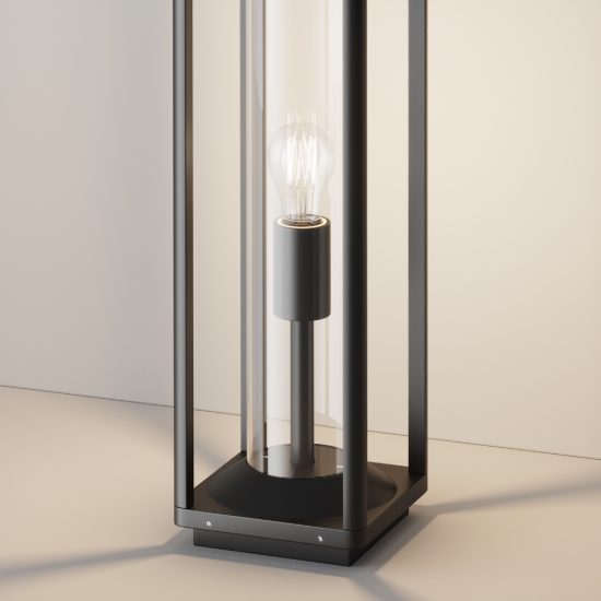 Maytoni cell paletto ip54 50cm per esterno gabbia moderno grafite vetro