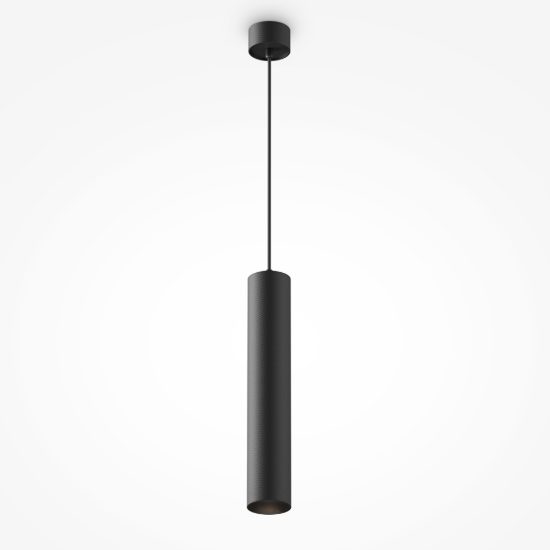 Maytoni artisan lampada a sospensione per cucina cilindro nero