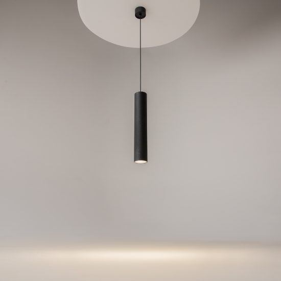 Maytoni artisan lampada a sospensione per cucina cilindro nero