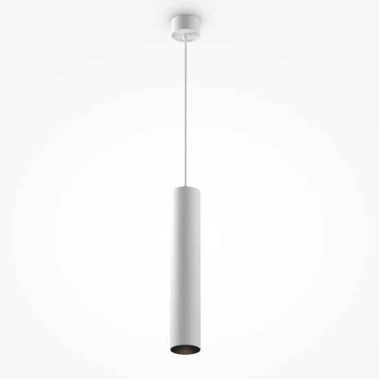 Maytoni artisan lampada a sospensione per cucina moderna cilindrica bianco