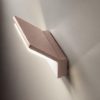 Applique da esterno led 20w cct 3000k 4000k ip65 moderno oro rosato