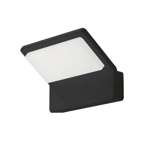 Applique da esterno per balcone moderna antracite led 20w cct 3000k 4000k ip65