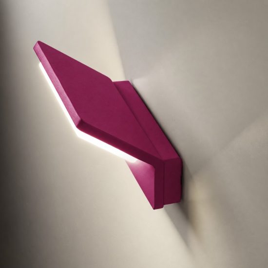 Applique da esterno per balcone led 20w cct 3000k 4000k ip65 moderna magenta