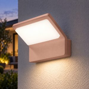 Applique da esterno moderna pesca led 20w cct 3000k 4000k ip65 20cm