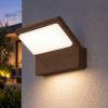 Applique da esterno led 20w cct 3000k 4000k ip65 moderna ruggine