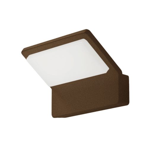 Applique da esterno led 20w cct 3000k 4000k ip65 moderna ruggine