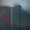 Piantana moderna per soggiorno nera da pavimento led 30w 3000k dimmerabile