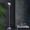 Piantana lampada da terra led 30w 3000k dimmerabile moderna bianca orientabile