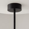 Maytoni fad lampadario moderno nero da soffitto led 15w 3000k