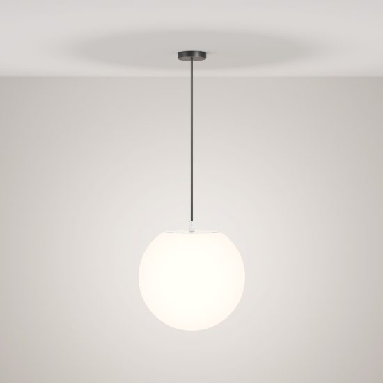 Maytoni erda lampadario per bagno ip54 moderno sferico bianco