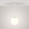 Maytoni erda lampadario a sospensione per bagno ip54 sferico bianco