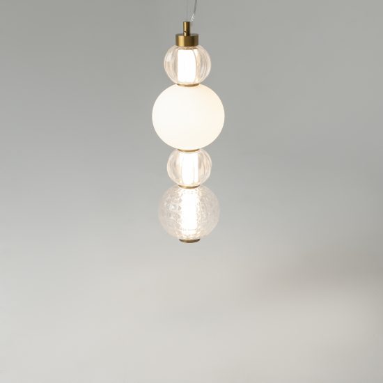 Maytoni collar lampada moderna a sospensione oro per cucina led 17w 3000k