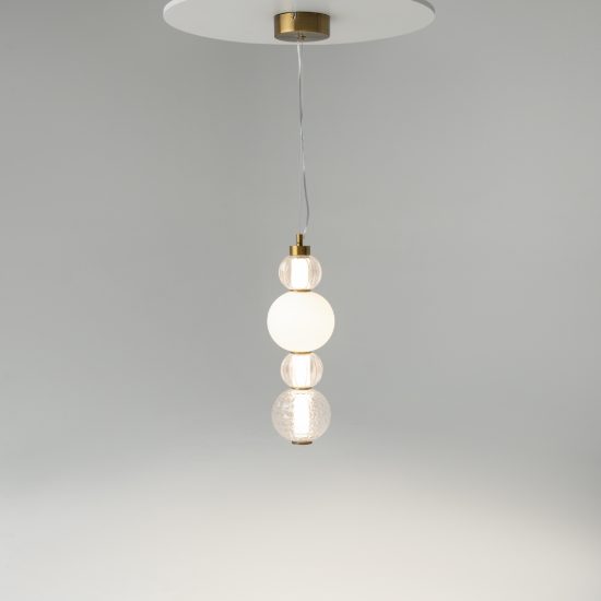 Maytoni collar lampada moderna a sospensione oro per cucina led 17w 3000k